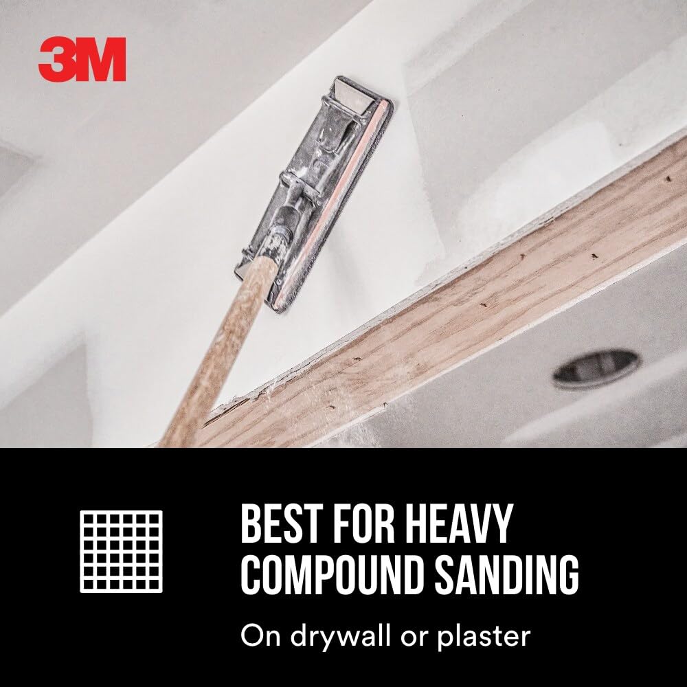 Waterproof 3M sanding screen suitable for wet or dry sanding.