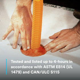 3M Fire Barrier Stix MP+ maintains a repairable seal for ongoing installations.