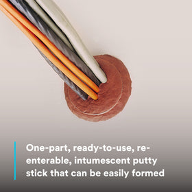 3M Fire Barrier Putty Stix reduces noise transfer in fire-rated assemblies.