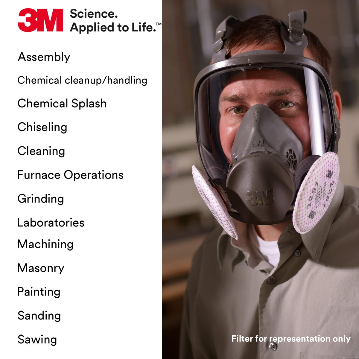 3M 6700 TR-600/TR-800 compatibility for powered air systems