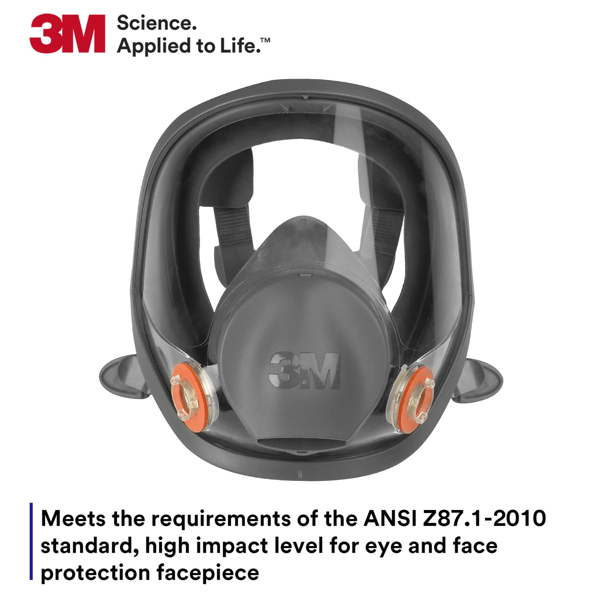 3M 6900 compatibility with gas/vapor cartridges and particle filters for versatile protection