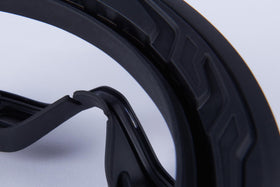 Indirect venting feature on 3M GoggleGear GG3301-SGAF illustrating airflow