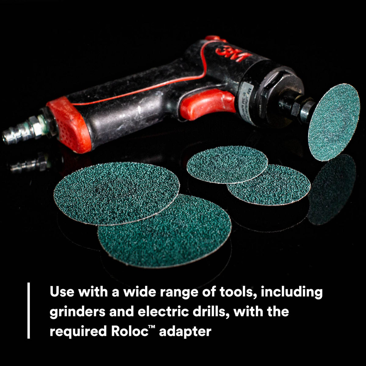 3M Green Corps Roloc 36525 coating removal on welded seam