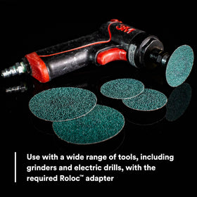 3M Green Corps Roloc 36525 coating removal on welded seam