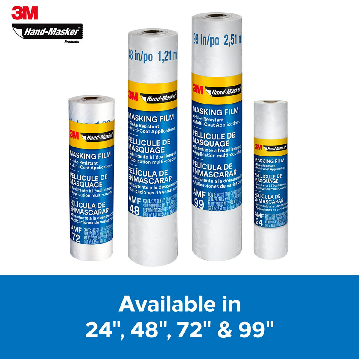3M Hand Masker Advanced Film compatible with M3000 dispenser for fast masking