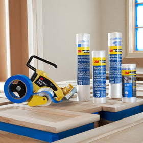 3M Hand Masker dust-overspray containment demonstrates containment feature.