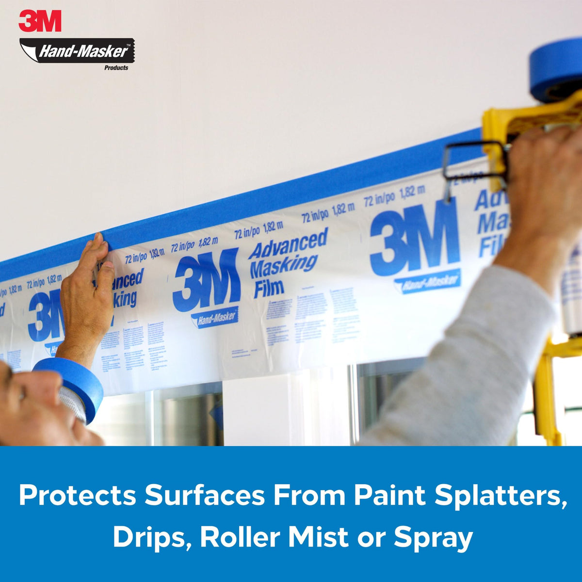 3M Hand Masker liquid-bleed prevention protects surfaces during spraying.