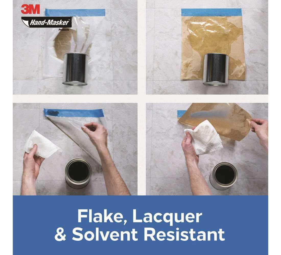 3M Hand-Masker Painter's Plastic Plus covers large areas to protect from paint splatters