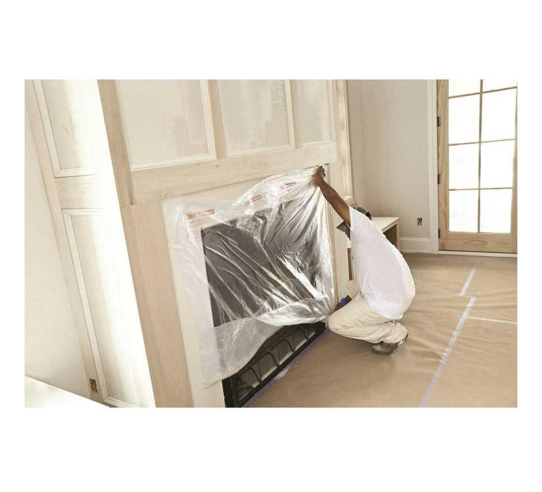 3M Hand-Masker Painter's Plastic Plus helps contain dust and overspray on job sites