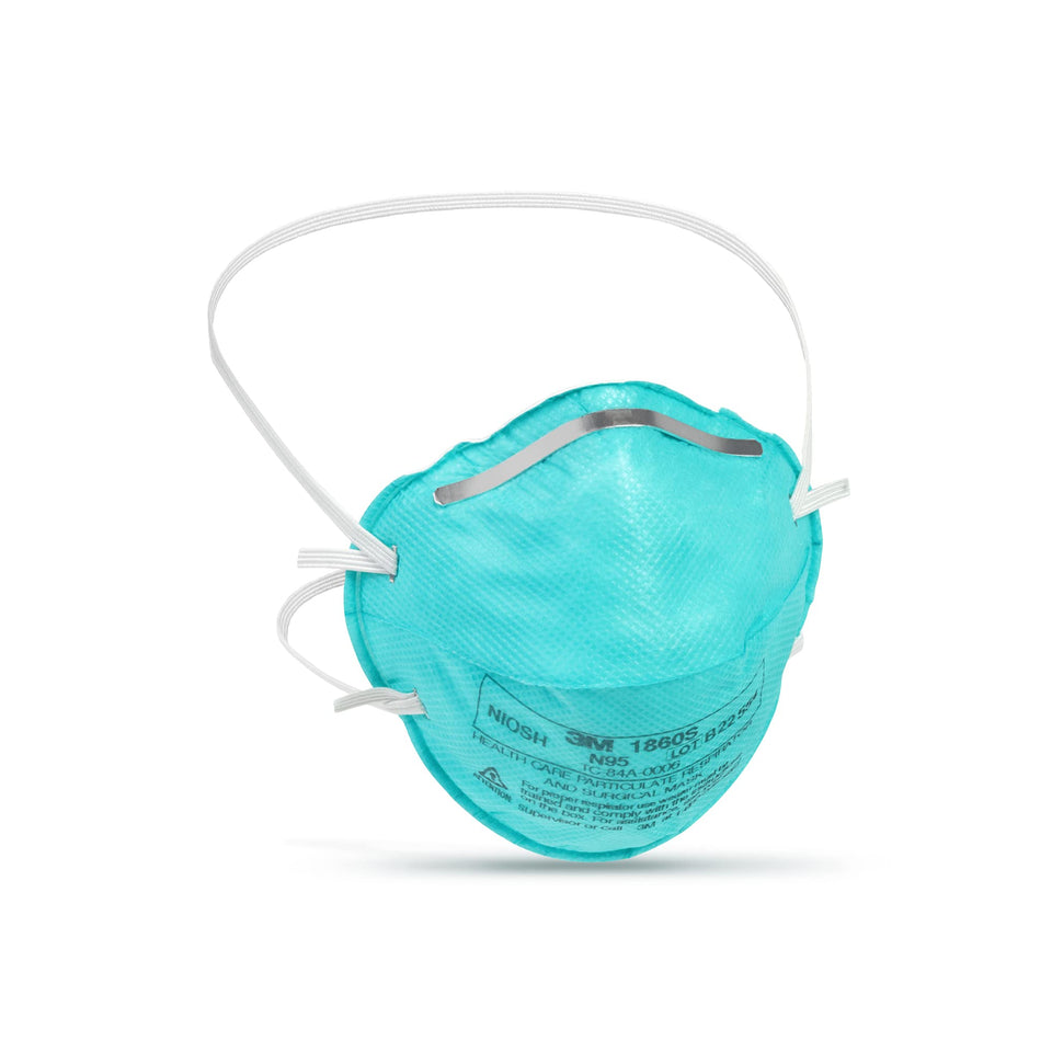 3M 1860S cone mask small size offers ergonomic fit for compact faces