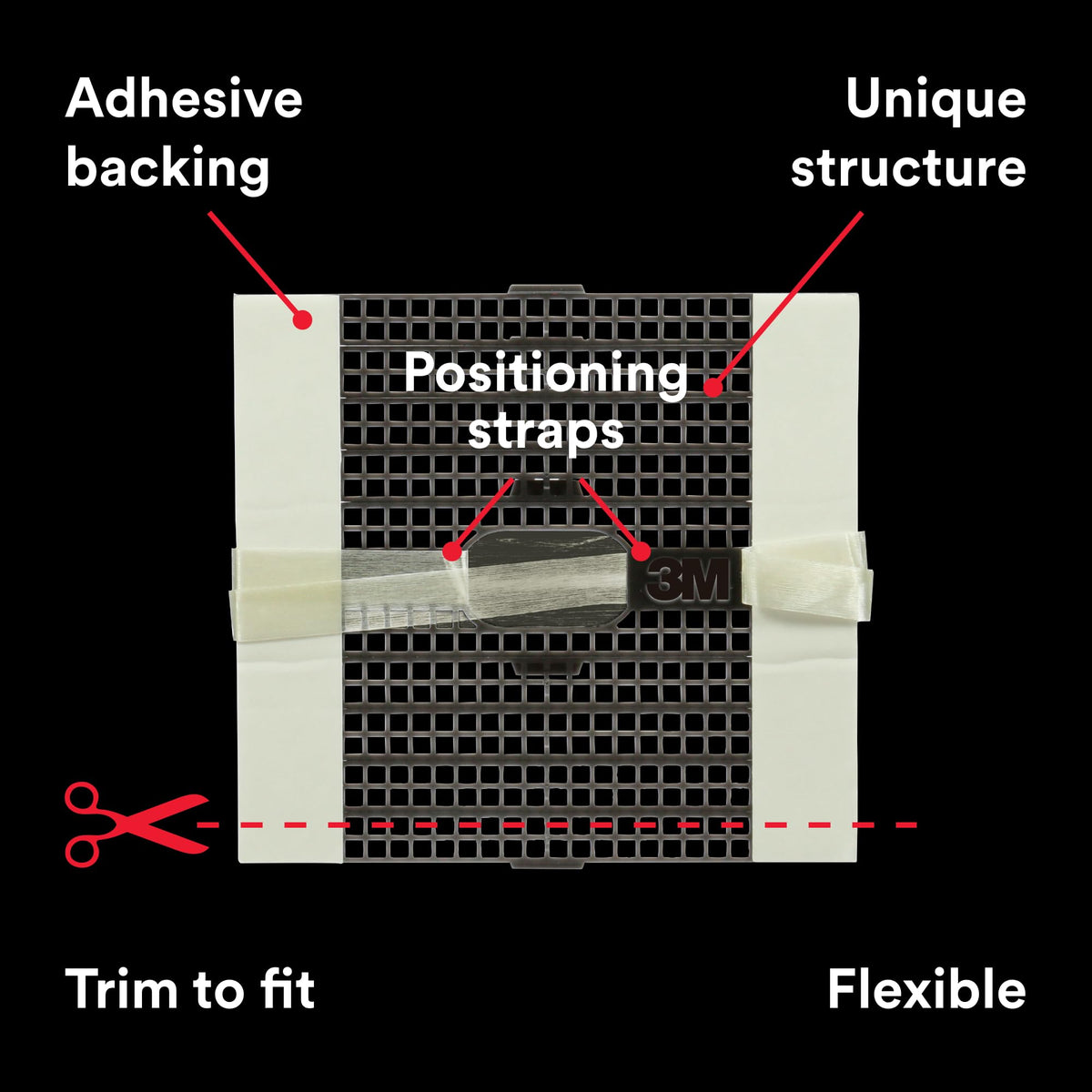 3M fiber tape reinforces patch adhesions for solid repairs