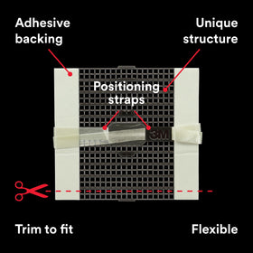3M fiber tape reinforces patch adhesions for solid repairs