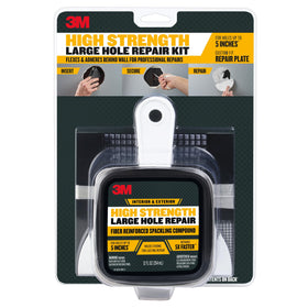 3M High Strength Hole Repair Kit with 6in putty knife for smooth repairs