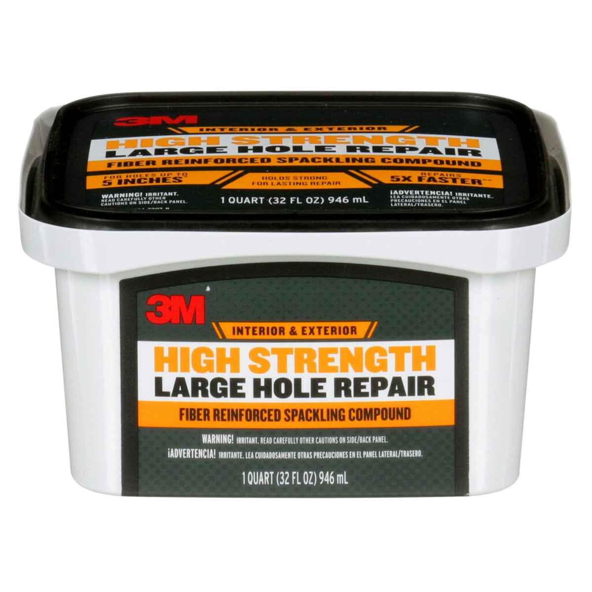 3M High Strength LHR-32 BB repairing drywall holes for a seamless finish