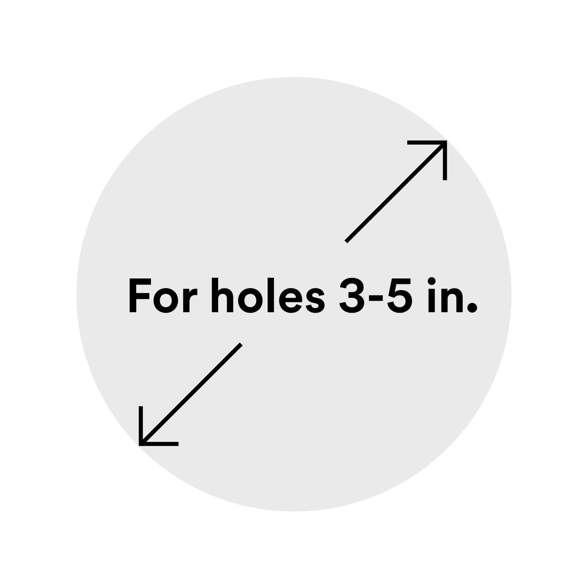3M High Strength LHR-32 BB large hole repair for 3–5 inch openings