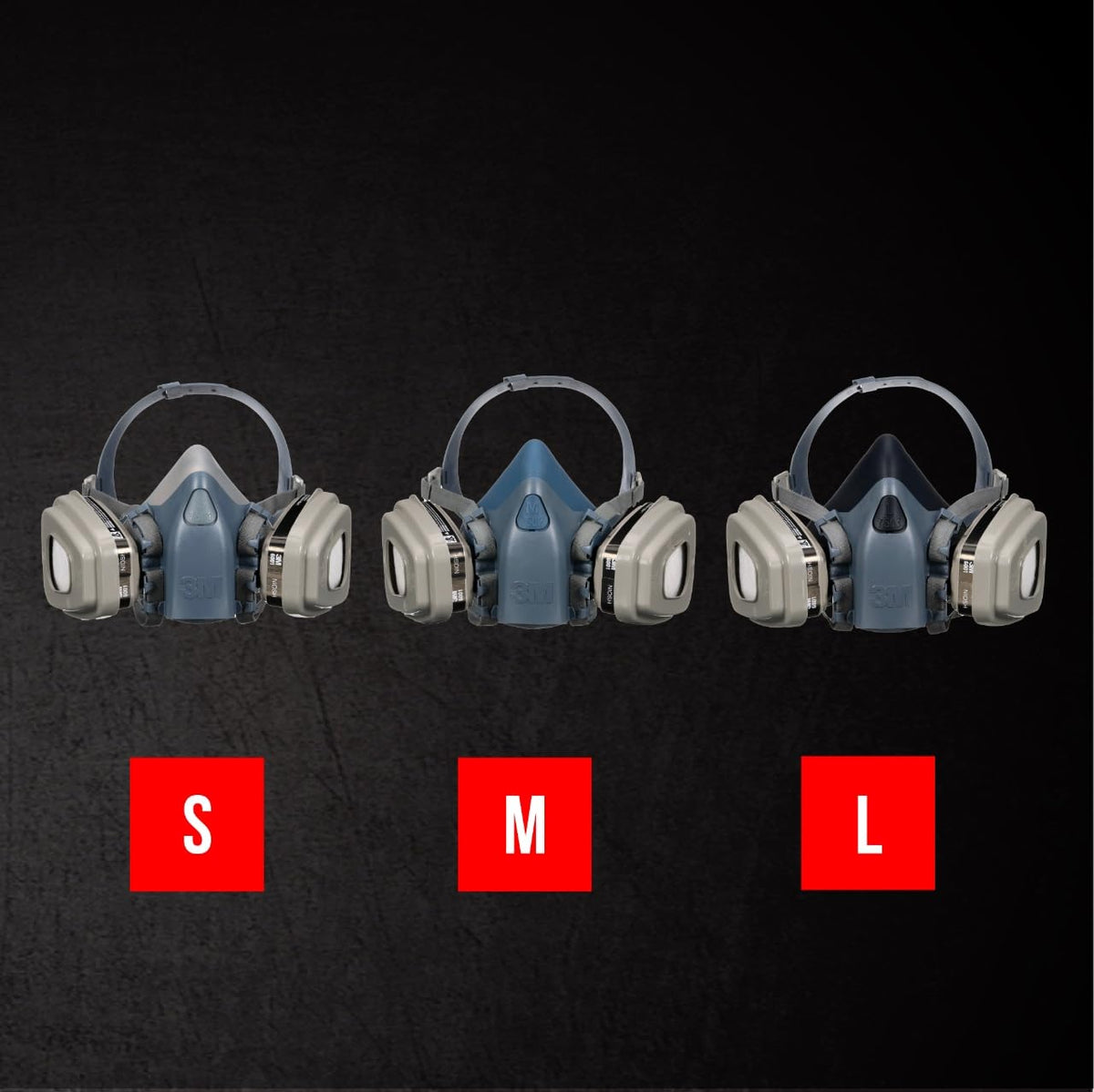 3M lightweight silicone faceseal offering a comfortable seal