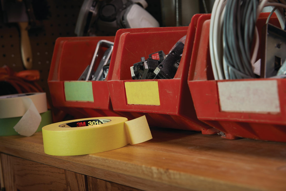 3M 388N masking tape demonstrates easy removal without residue