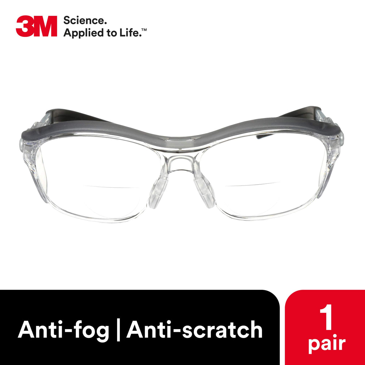 3M Nuvo Reader Eyewear soft nose bridge for comfortable wear