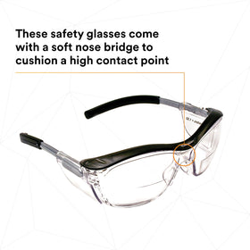 3M Nuvo Reader Eyewear retro gray frame for stylish protection