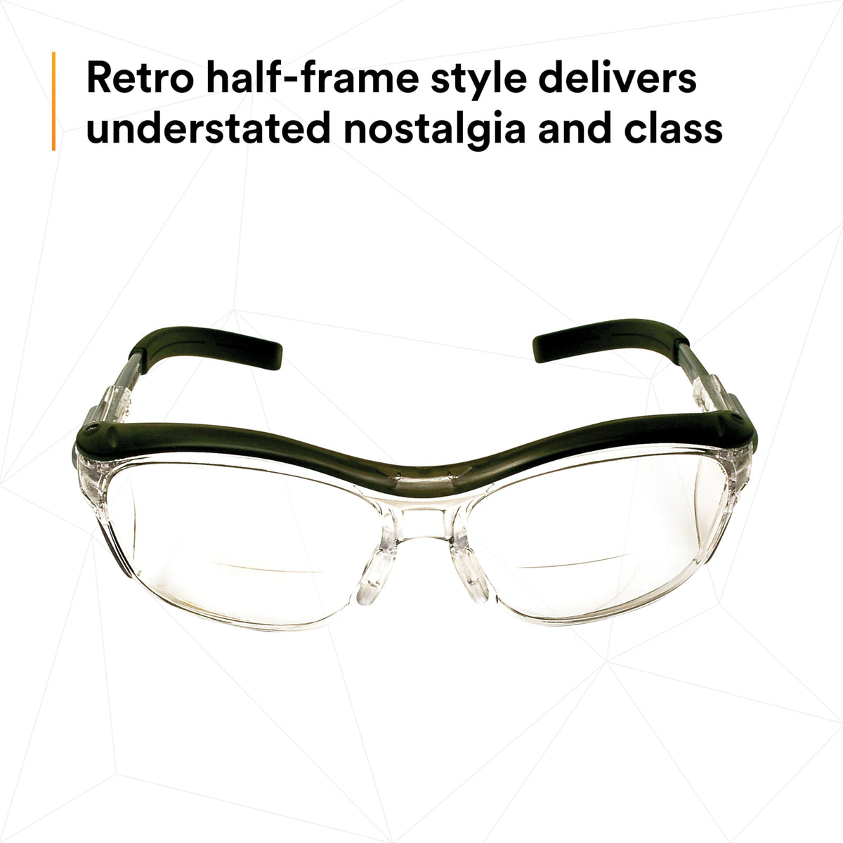 3M Nuvo Readers clear lenses with 99.9% UV protection for outdoor tasks