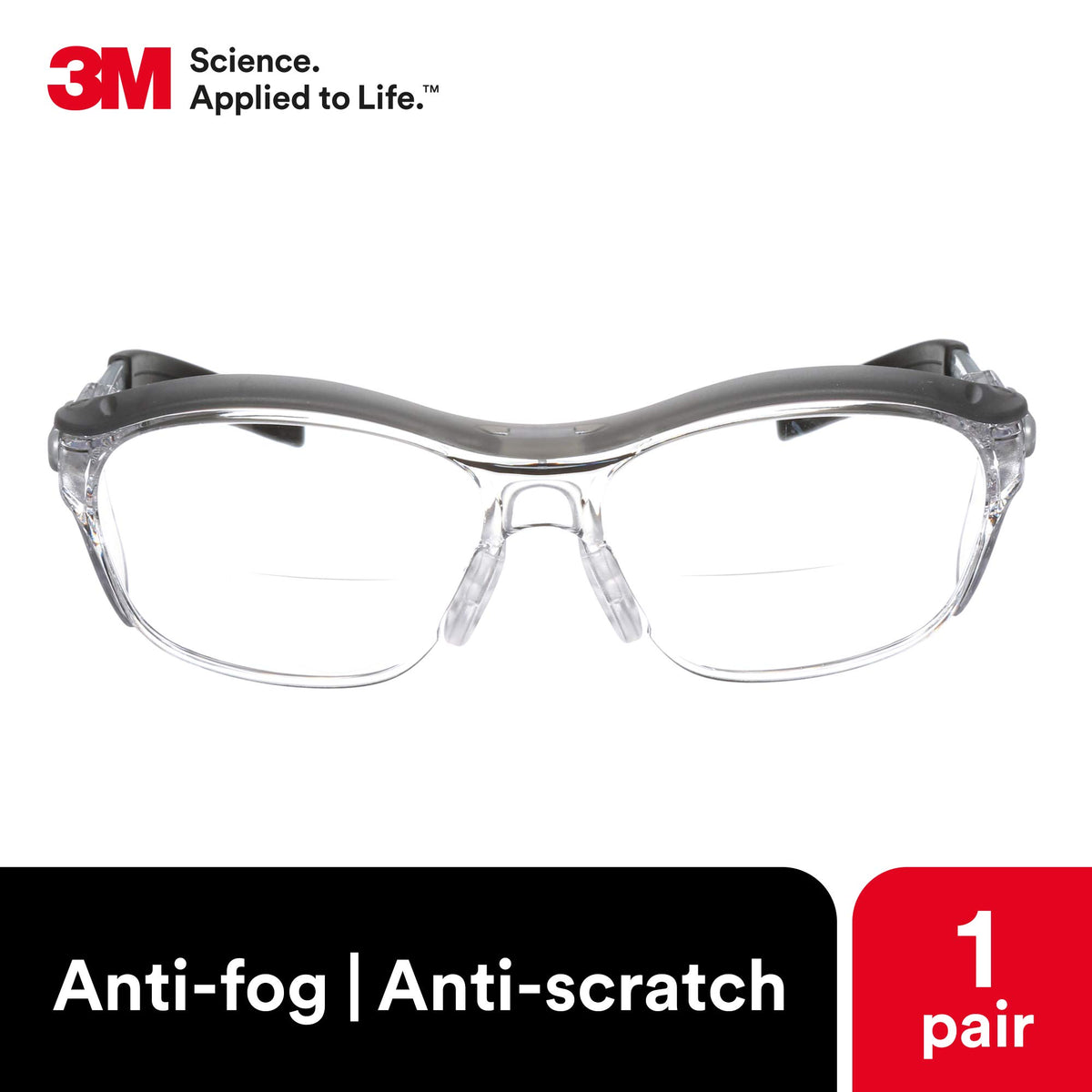 3M Nuvo Readers soft nose bridge enhances comfort during long wear