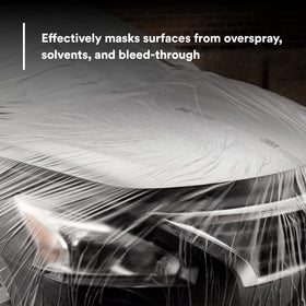 3M overspray-protection sheeting ready to shield surfaces during painting