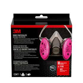 3M P100 respirator for mold removal with strong particulate filtration