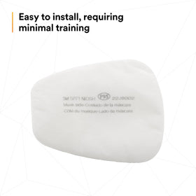 3M P95 prefilters reducing exposure to oil-based particulates