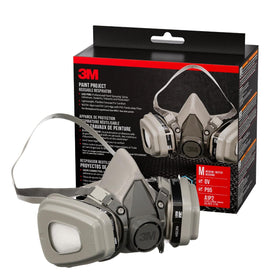 3M Paint Project Respirator 6211 packaged for easy setup on spray painting jobs