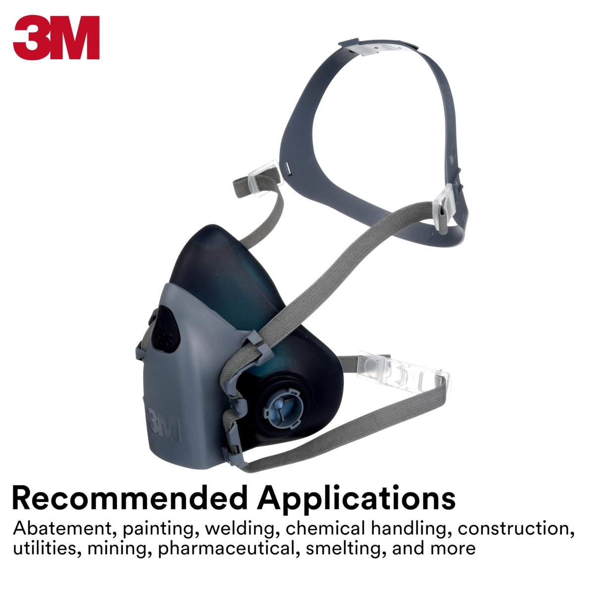 Applications include painting and chemical handling with compatible filters