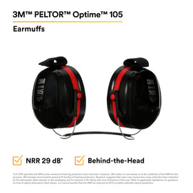 3M Peltor Optime 105 double-shell technology enhances noise blocking