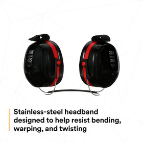 3M Peltor Optime 105 compatible with hard hats during work