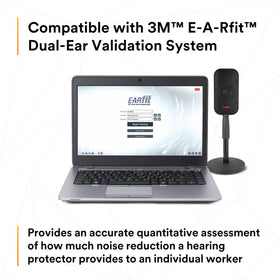 Industrial use oriented Optime 95 earmuffs for workshops and factories