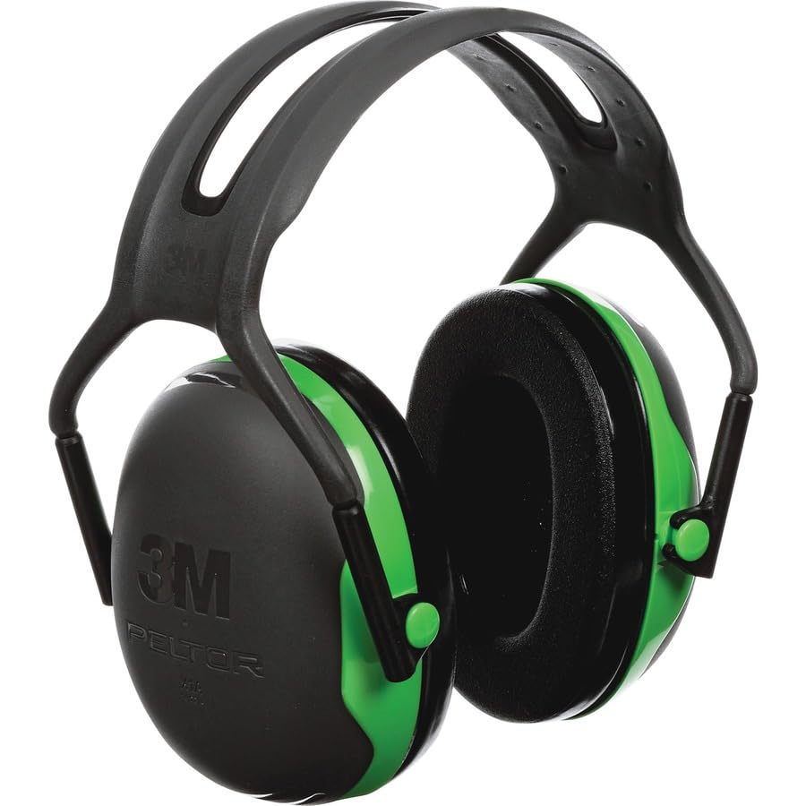 3M PELTOR X1A ear cushions closeup showing soft foam seal