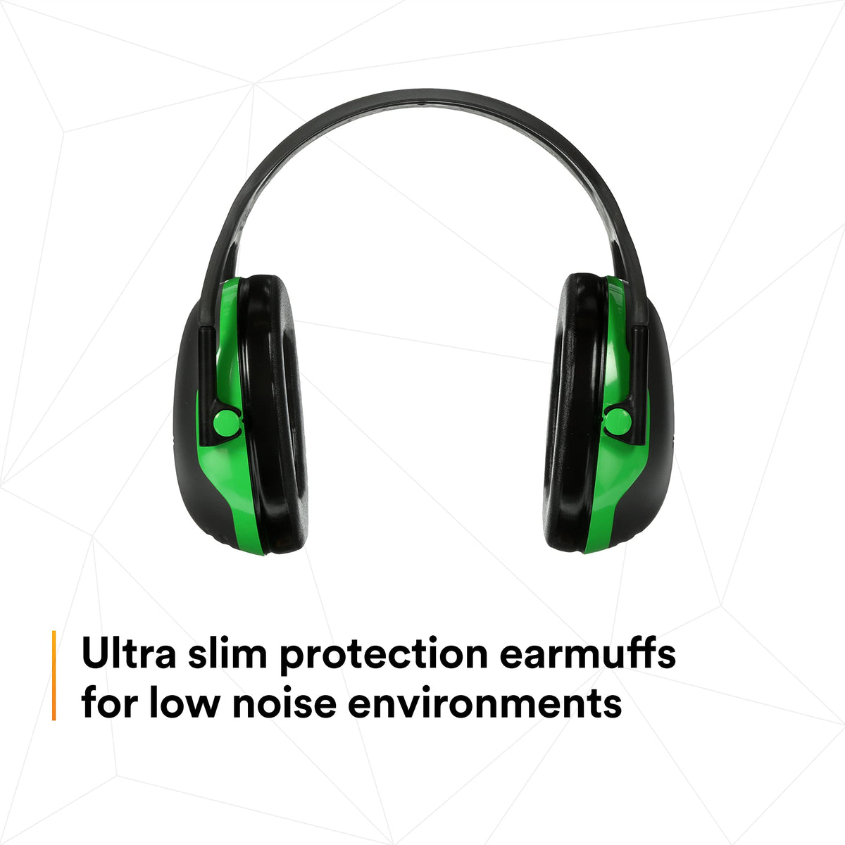 3M PELTOR X1A earmuff side view highlights lightweight profile