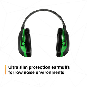 3M PELTOR X1A earmuff side view highlights lightweight profile