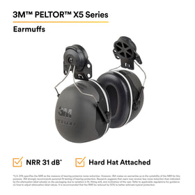 3M PELTOR X5P3E tilting earcups for customizable fit and comfort