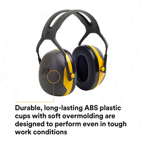 3M PELTOR X2A dielectric design supports prolonged use with reliable fit.
