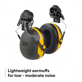 3M PELTOR X2P3E earcup tilt enables a personalized seal