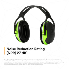 3M PELTOR X4A earcup foam technology enhances attenuation and seal