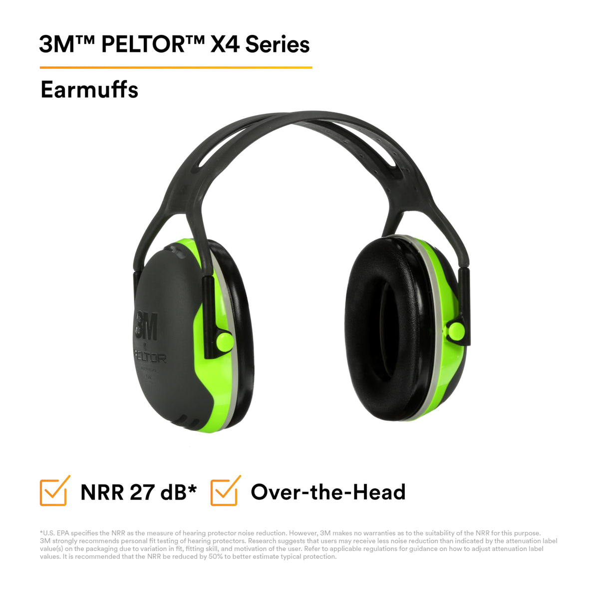 3M PELTOR X4A headband cushions improve comfort during long shifts