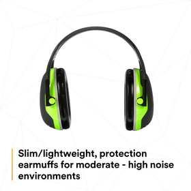 3M PELTOR X4A twin headband design reduces heat buildup