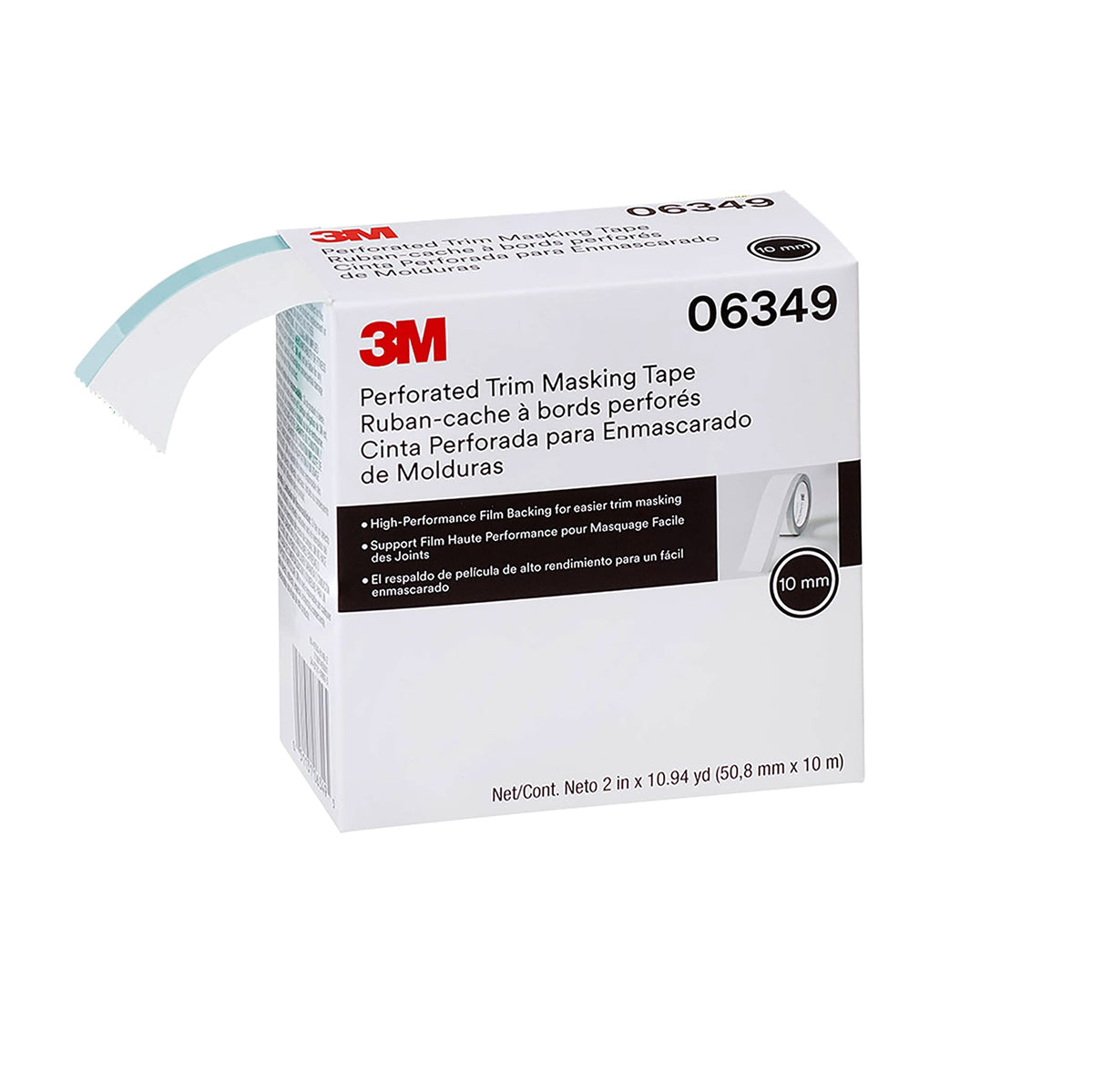 3M perforated trim masking tape edge lift showing lifting molding for clean paint lines