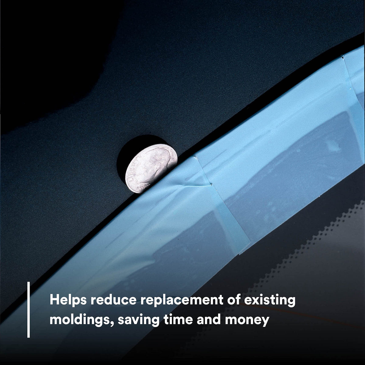 3M perforated trim masking tape ideal for flush mount windshield and back glass moldings