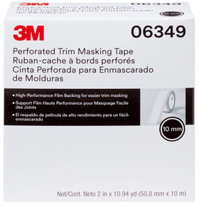 3M perforated trim masking tape hard band edge lifts for concealed paint edges