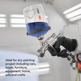 3M PPS 2.0 wide fluid spout for easier pouring.
