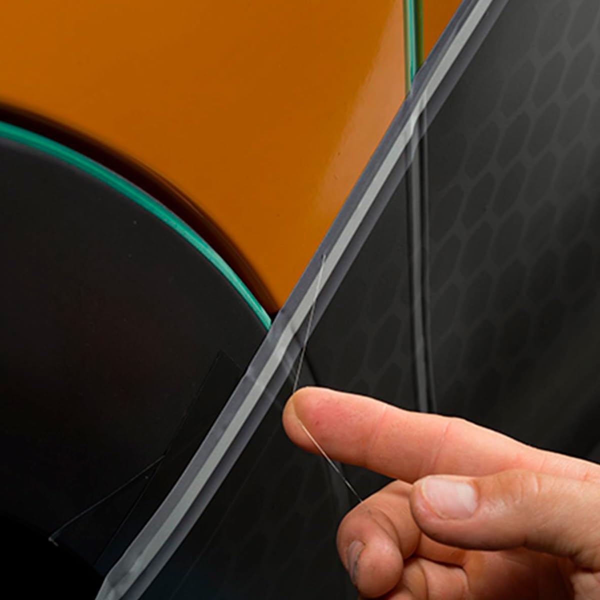 3M Precision Line knifeless tape lets you reposition the cut line as needed.