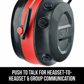 3M Pro-Comms 26 dB NRR protection with and without hard hat use