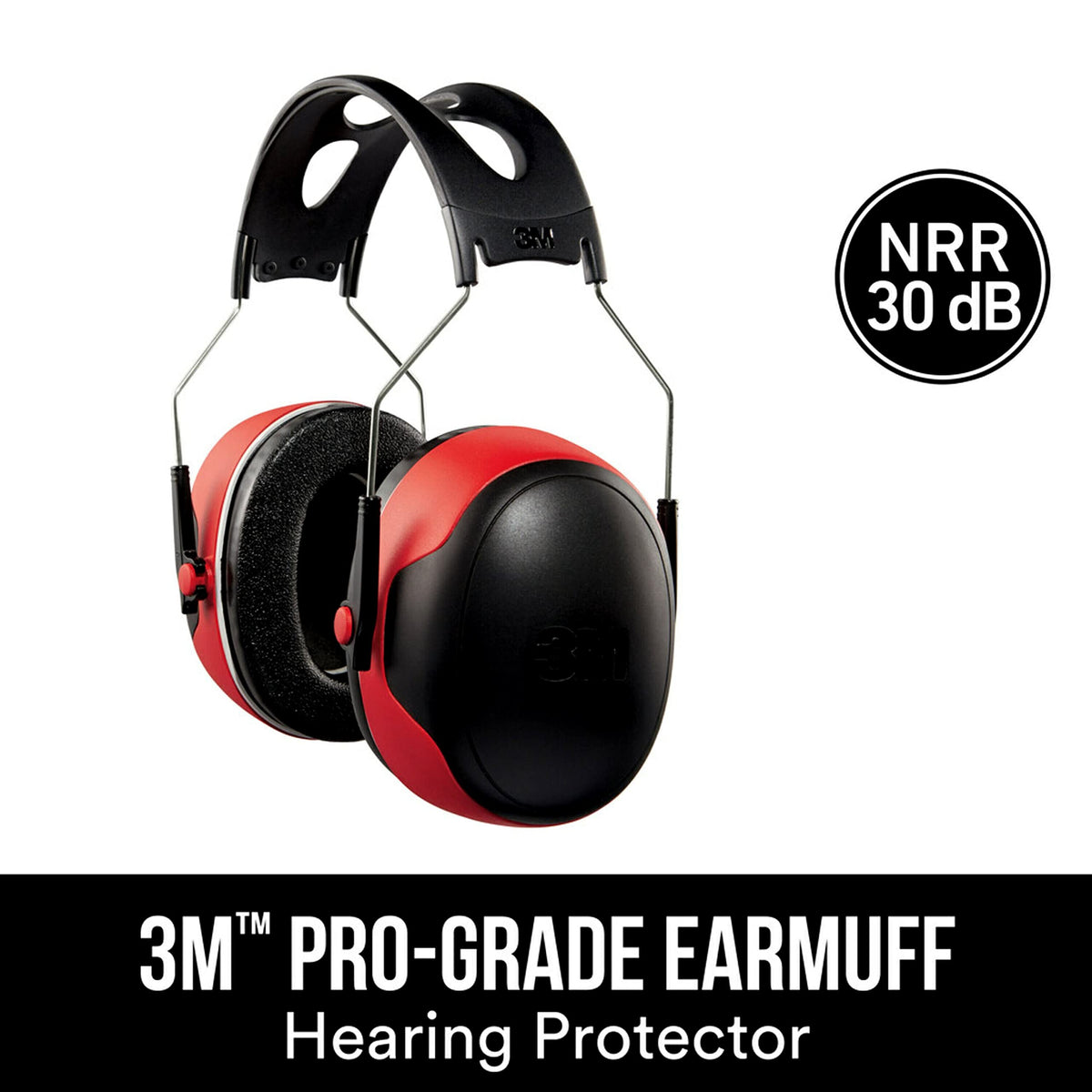 3M Pro Grade Earmuff cushioning provides all-day comfort during long shifts