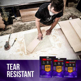 Color-safe and flexible sanding sheets conform to curves.